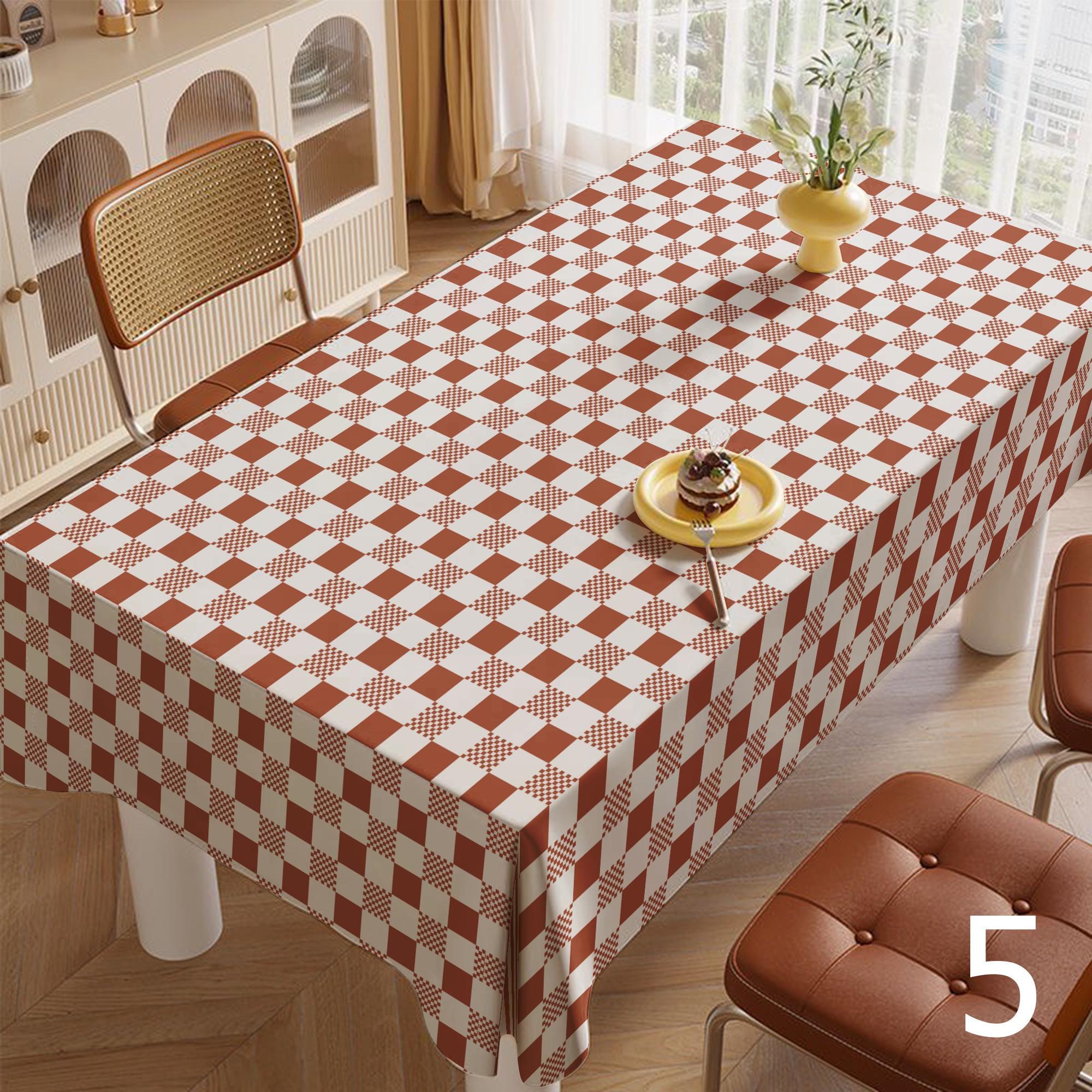 Fall Plaid Table Linens, Rustic Picnic Table Cover, Farmhouse Checkered Table Cloths, Classic Gingham Checkered Tablecloth