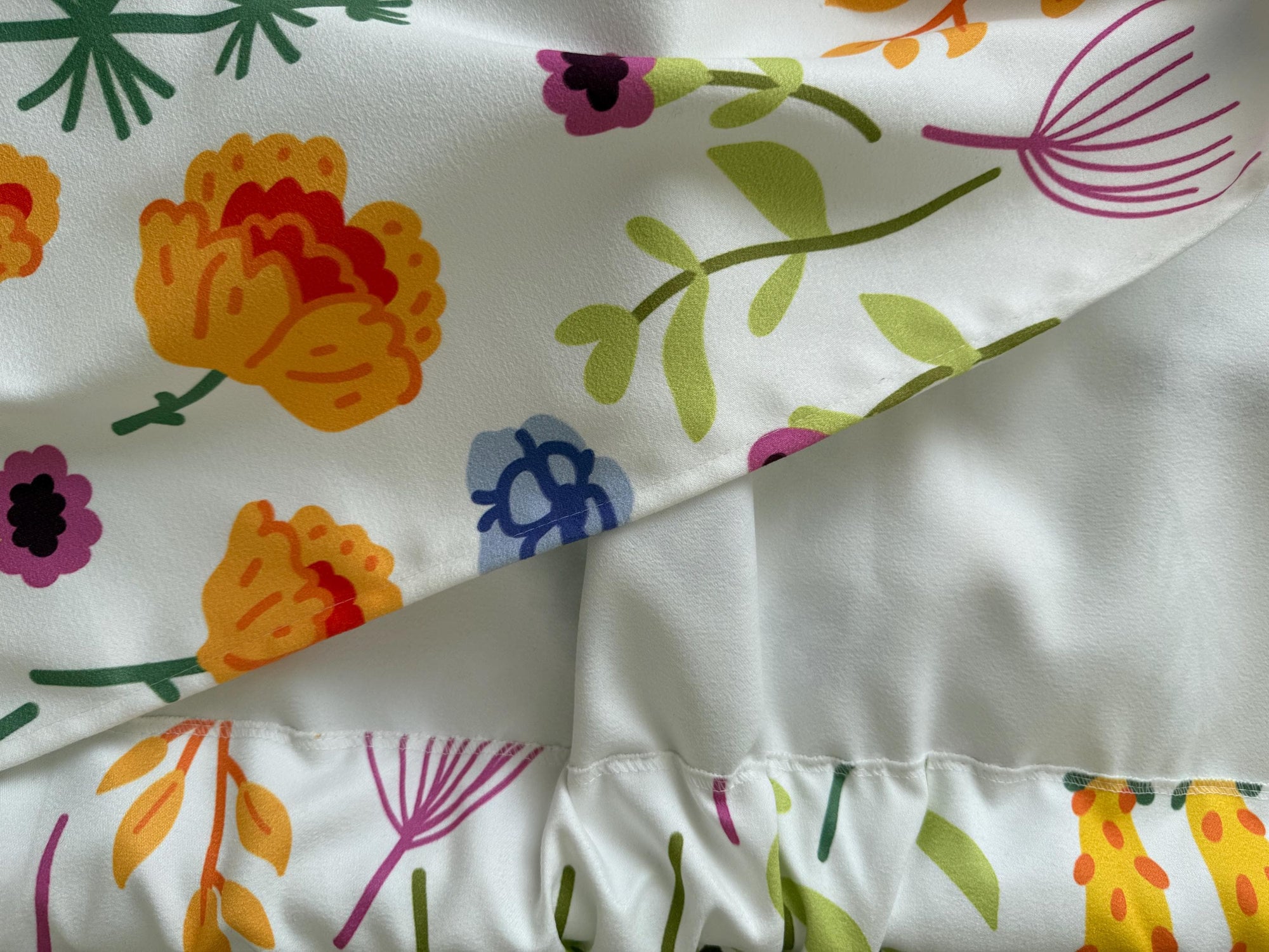 Tropical Curtains, Tropical Abstract Leaf Curtain Panels, Botanical Orange Leaf Style Curtain, Modern Vintage Tropical Leaves Curtains