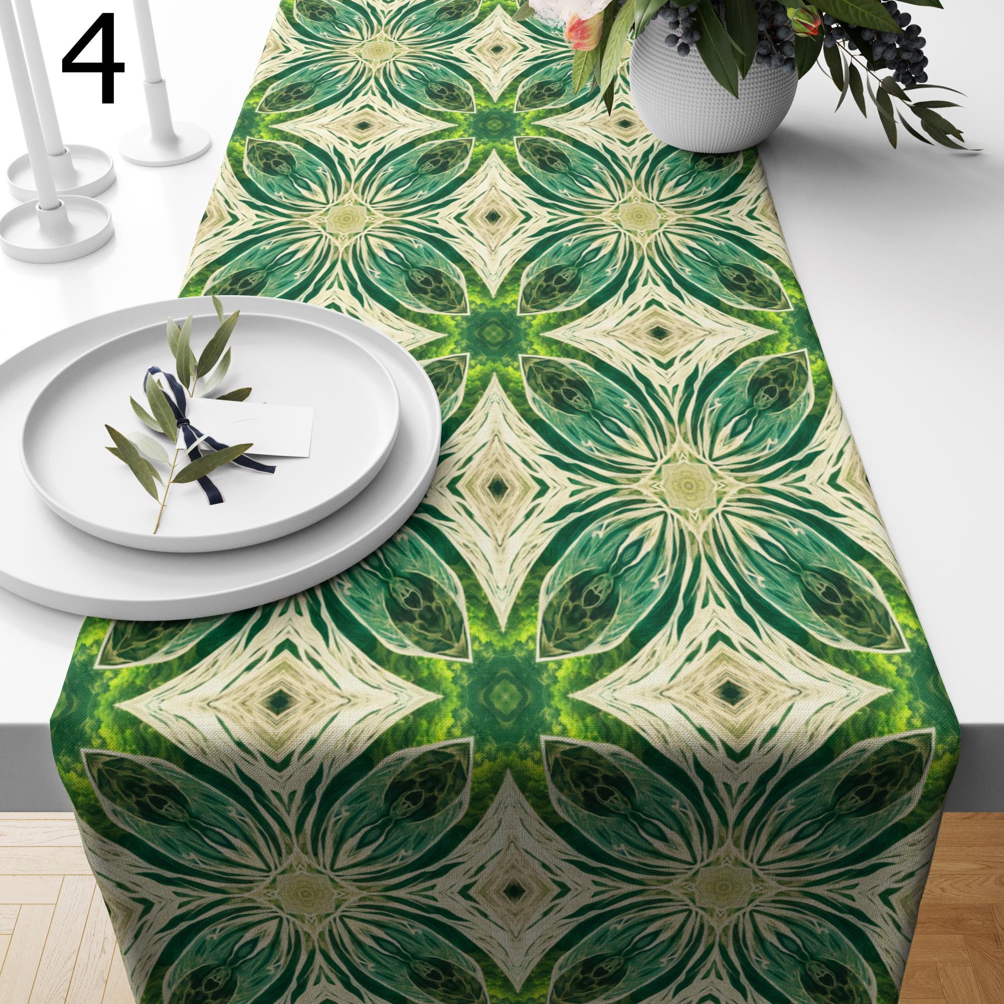 Mid Century Modern Table Runner, Retro Geometric Table Runner, Retro Party Table Decor Runner, 70s Table Runner, Mcm Table Runner