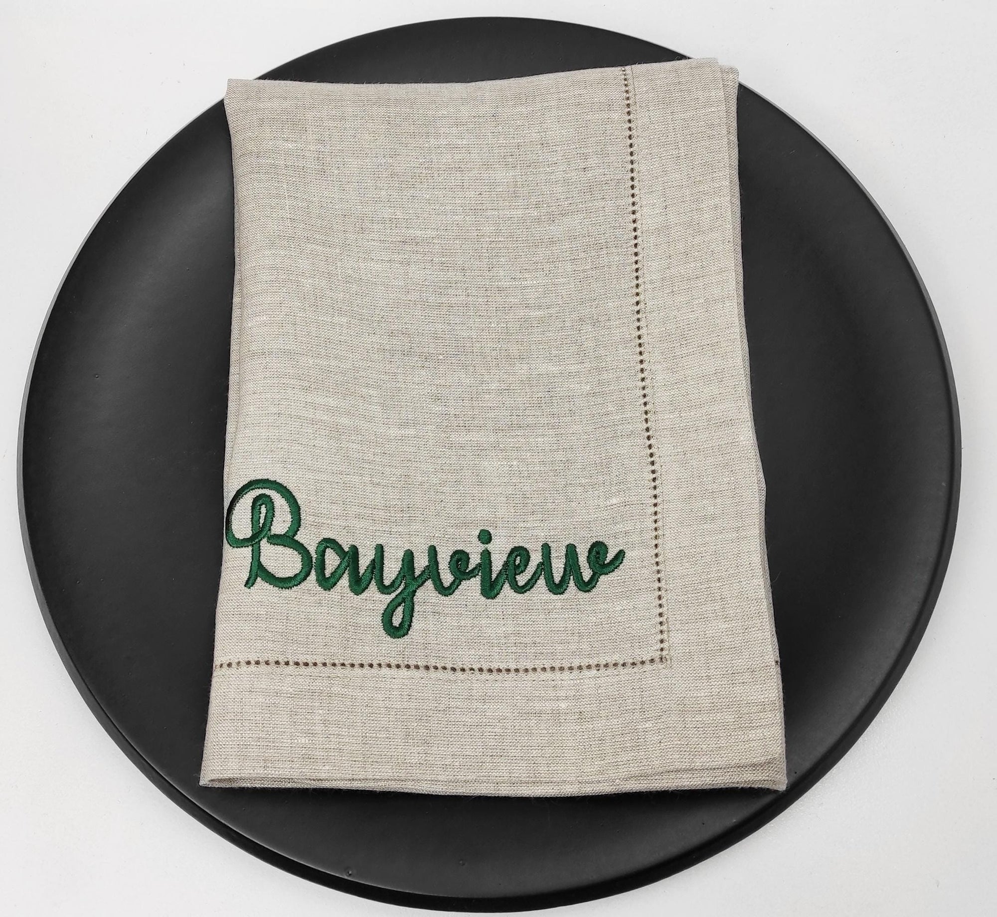 Name Embroidered Napkins, Wedding Monogrammed Napkins, Wedding Napkins, Personalized Linen Napkins with Name Embroidery, Family Linen Napkin