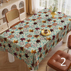 Autumn Leaf Tablecloth, Fall Maple Leaves Table Cover, Thanksgiving Table Linen, Harvest Season Tablecloths, Thanksgiving Dinner Table Decor