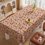 Autumn Leaf Tablecloth, Fall Maple Leaves Table Cover, Thanksgiving Table Linen, Harvest Season Tablecloths, Thanksgiving Dinner Table Decor