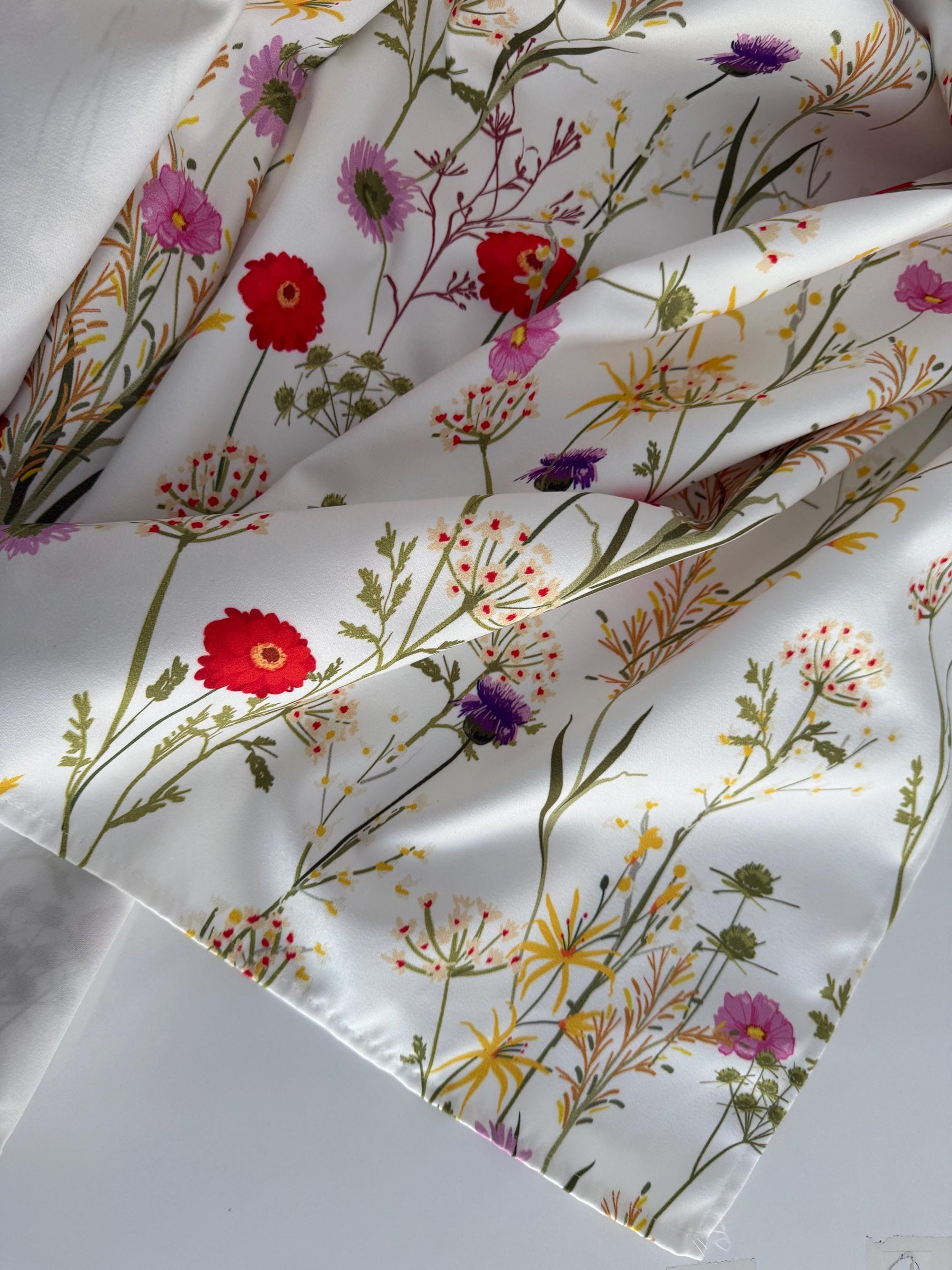Floral Curtains, Yellow Floral Print Curtain Panel, Yellow Floral Drapes, Yellow and Green Flowers Curtain Panels, Floral Window Panel
