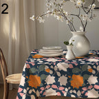 Fall Leaf Tablecloth, Autumn Table Cover, Thanksgiving Table Decor, Harvest Table Linen, Rustic Maple Leaf Tablecloth, Autumn Table Decor