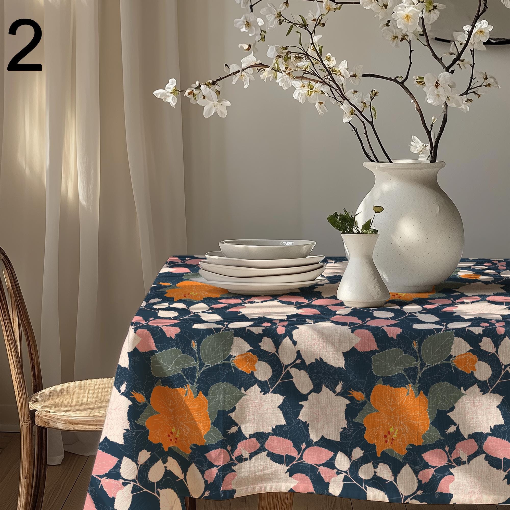 Fall Leaf Tablecloth, Autumn Table Cover, Thanksgiving Table Decor, Harvest Table Linen, Rustic Maple Leaf Tablecloth, Autumn Table Decor