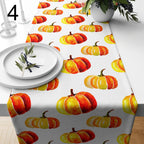 Fall Pumpkin Table Runner, Hello Autumn Table Runners, Seasonal Party Table Decor, Thanksgiving Pumpkin Runners, Autumn Table Decor