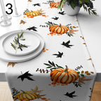 Thanksgiving Pumpkin Runners, Fall Pumpkin Table Runner, Autumn Table Runners, Seasonal Party Table Decor, Autumn Pumpkin Table Runners