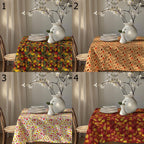 Fall Dry Leaves Kitchen Table Linens, Fall Leaves Table Cloths, Autumn Floral Table Cover, Autumn Seasonal Party Table Decor