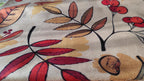 Autumn Table Runners, Fall Flowers and Leaves Table Runner,  Thanksgiving Table Runners, Seasonal Fall Table Runners, Fall Flowers Runner