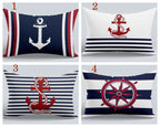Anchor Pillowcase, Nautical Pillow Cover, Boat Cushion, Nautical Pillow Cover, Lake Pillows, Nautical Boat Gift, Beach Pillow