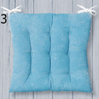 Nautical Chair Pads with Ties, Coastal Chair Cushions, Ocean Breeze Chair Seat Pads, Maritime Chair Cushions Chair Pads