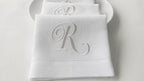 Letter Monogrammed Napkins, Personalized  Linen Napkins, Monogrammed Linen Napkins, Custom Linen Napkins, Monogrammed Napkins