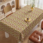 Retro Floral Tablecloths, Mid Century Flower Print Table Cloths, Retro Flower Table Cover, 60s 70s Boho Floral Kitchen Table Linens