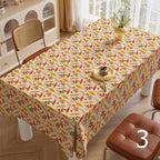 Thanksgiving Table Linen, Autumn Leaf Tablecloth, Fall Maple Leaves Table Cover, Harvest Season Tablecloths, Thanksgiving Dinner Table Decor