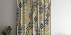 Modern Ethnic Curtains, Southwest Ethnic Window Drapes, Ethnic Rug Geometric Print Curtains, Vintage Ethnic Southwestern Curtain Panels