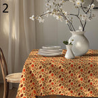 Fall Dry Leaves Kitchen Table Linens, Fall Leaves Table Cloths, Autumn Floral Table Cover, Autumn Seasonal Party Table Decor