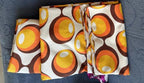 70s Groovy Curtains, Retro Grommet Curtains, Retro Blackout Curtain, Mid Century Curtain Panels, Retro Groovy Printed Curtain, Mcm Curtains