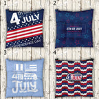 4th July Tie-On Chair Pads, 4th July Seat Pads, Independence Day Chair Cushions, American Independence Day Chair Cushion With Ties