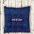 4th July Tie-On Chair Pads, 4th July Seat Pads, Independence Day Chair Cushions, American Independence Day Chair Cushion With Ties