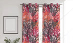 Tropical Leaf Curtains, Botanical Window Curtain Panels, Colorful Tropical Curtain Panels, Tropical Drapes, Botanical Leaves Curtains