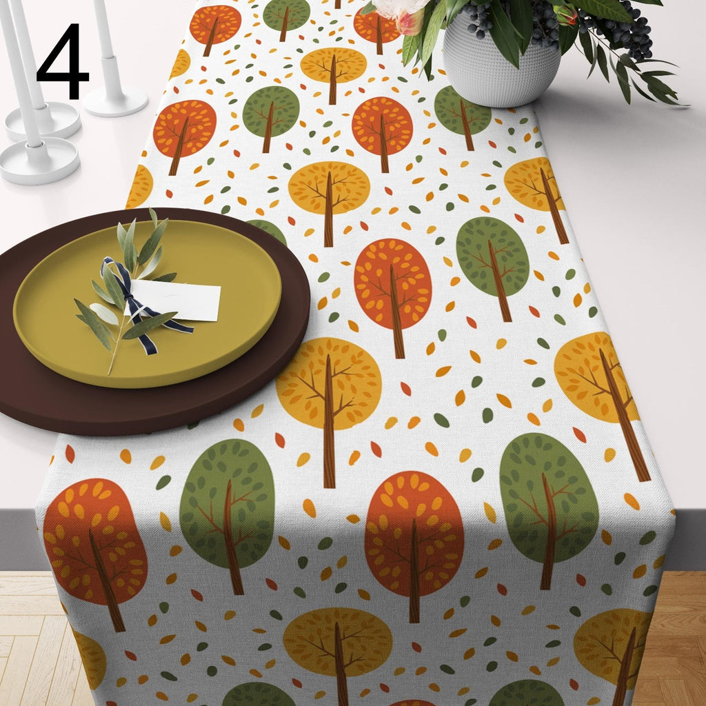 Autumn Mushroom Table Runner, Cozy Fall Table Decor, Floral Autumn Runner, Red Mushroom Table Decor, Fall Seasonal Runners