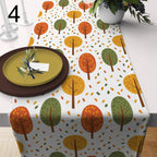 Autumn Mushroom Table Runner, Cozy Fall Table Decor, Floral Autumn Runner, Red Mushroom Table Decor, Fall Seasonal Runners